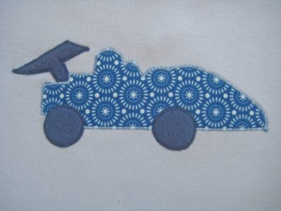 Rennauto - blau