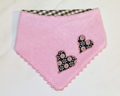 Halstuch mit Motiv - rosa
