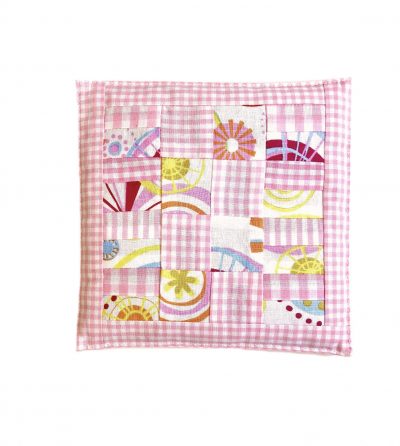 Kirschkernkissen Patchwork