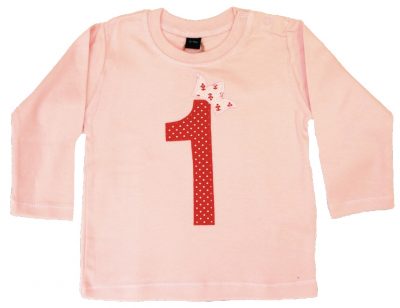 Langärmliges T-Shirt rosa 4