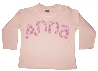 Langärmliges T-Shirt rosa
