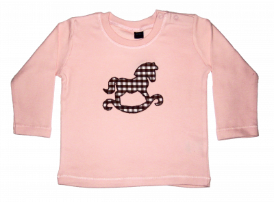 Langärmliges T-Shirt rosa 2