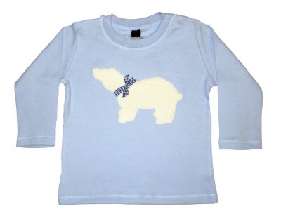 Langärmliges T-Shirt hellblau 4