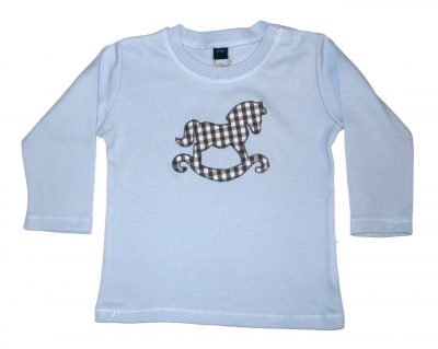 Langärmliges T-Shirt hellblau 5