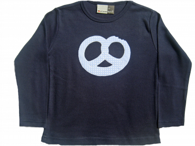 Langärmliges T-Shirt dunkelblau 3
