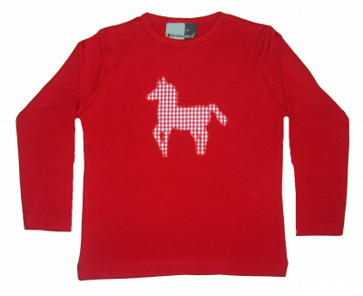 Langärmliges T-Shirt rot