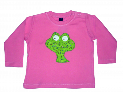 Langärmliges T-Shirt pink
