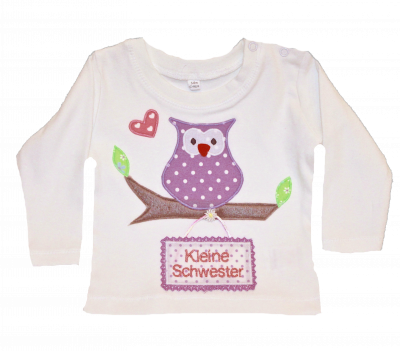Langärmliges T-Shirt kleine Schwester / kleiner Bruder