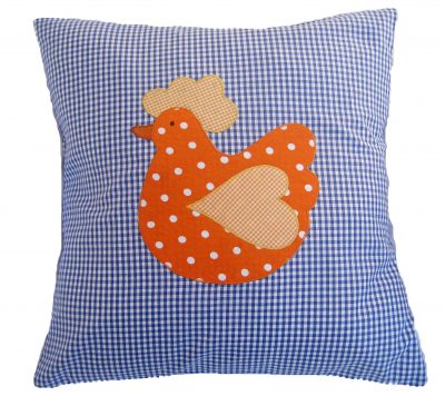 Kuschelkissen - mittelblau 3