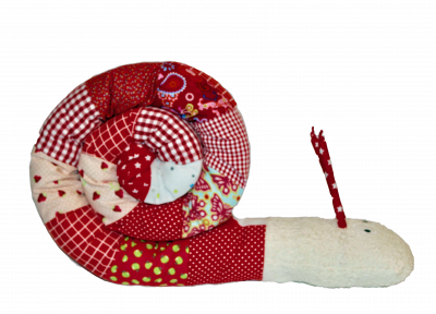 Schnecke XL - rot 2