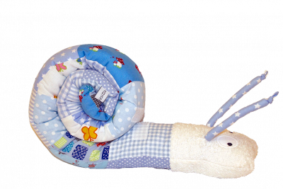 Schnecke - hellblau