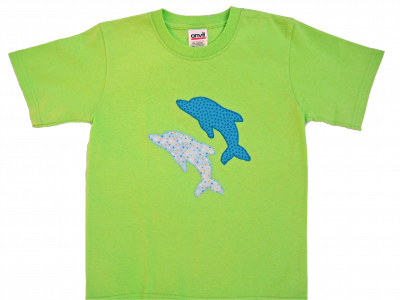 Kurzärmliges T-Shirt hellgrün