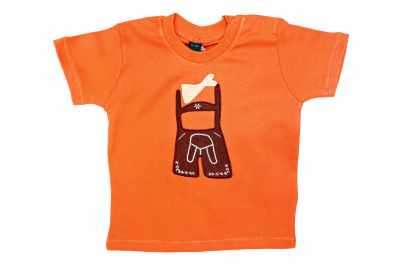 Kurzärmliges T-Shirt orange