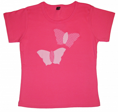 Kurzärmliges T-Shirt pink